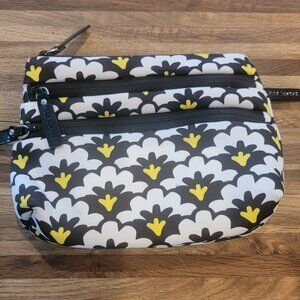 Vera Bradley Fanfare Pattern Neoprene Medium Size Make Up Bag